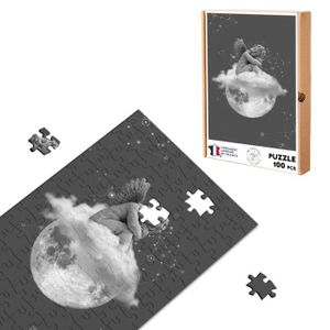 PUZZLE Puzzle Classique 100 pièces Ange de la Lune Collag