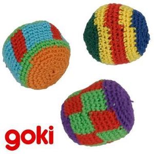 DIABOLO Jeu de jonglage - GOKI - 3 Balles Kick Ball en Cot