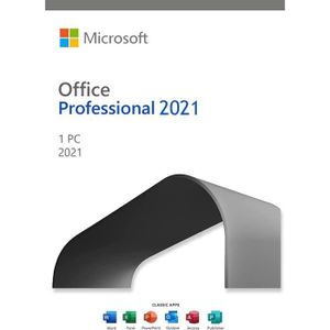 BUREAUTIQUE À TÉLÉCHARGER Microsoft Office 2021 Professionnel | activation e