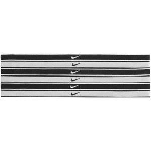 BONNET DE SPORT Pack de 6 élastiques à cheveux Nike Swoosh tipped - noir/blanc - Multisport - Adulte - Homme