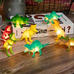 En plastique Dinosaure 8 LED Cadeau pour enfants FLCSIed Guirlande lumineuse avec animaux lumineux 10 LED Aspect réaliste Jouet super amusant 