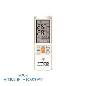 VMC - ACCESSOIRES VMC télécommande de remplacement pour mitsubishi msca09wv
