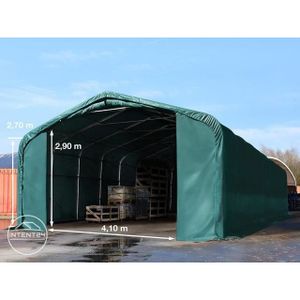 TONNELLE - BARNUM Tente de stockage TOOLPORT 6x12 m - PVC 720 g/m² -