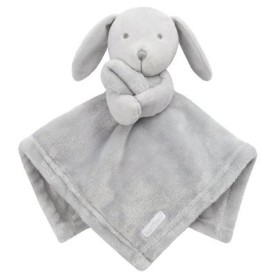 Mini doudou plat panda gris et blanc I Cadeau naissance idéal