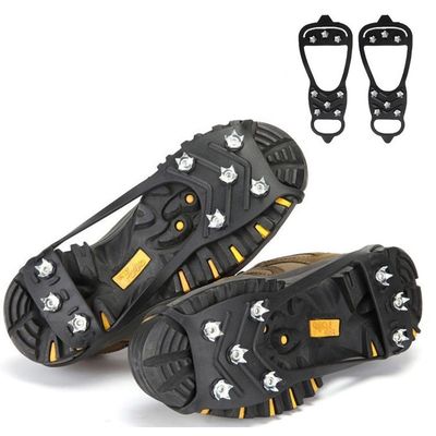Crampons Antidérapants Chaussures 10 Dents - Chaînes Acier Inoxydable Pour Neige Et Glace