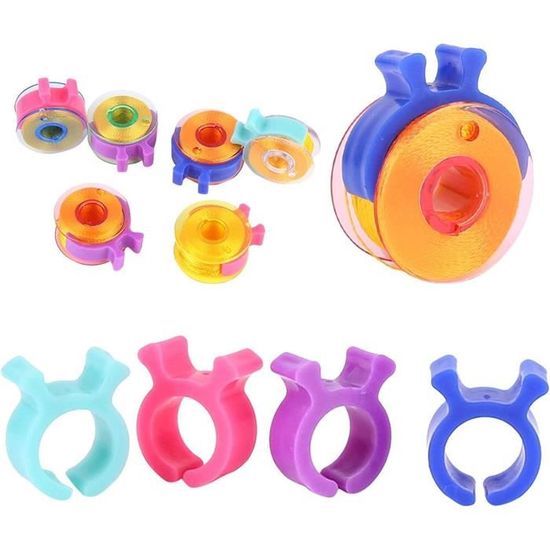TOEECY Lot De 3 Enfile-Aiguilles Automatiques Ours + Coupe-Fil – Télescopique, Portable, Idéal Couture & Broderie