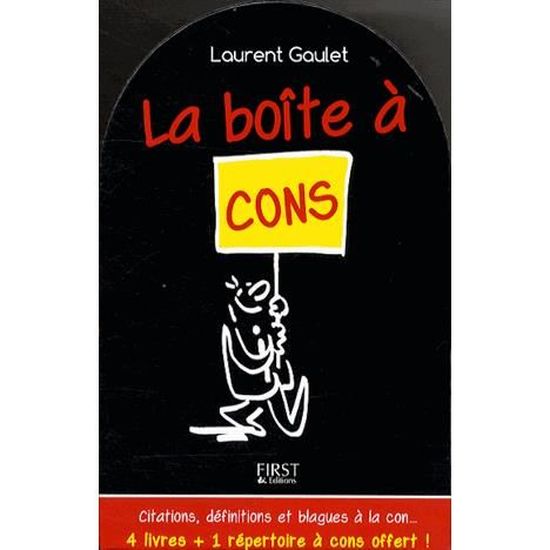 La Boite A Cons Achat Vente Livre Editions First Parution 04 10 14 Pas Cher Cdiscount