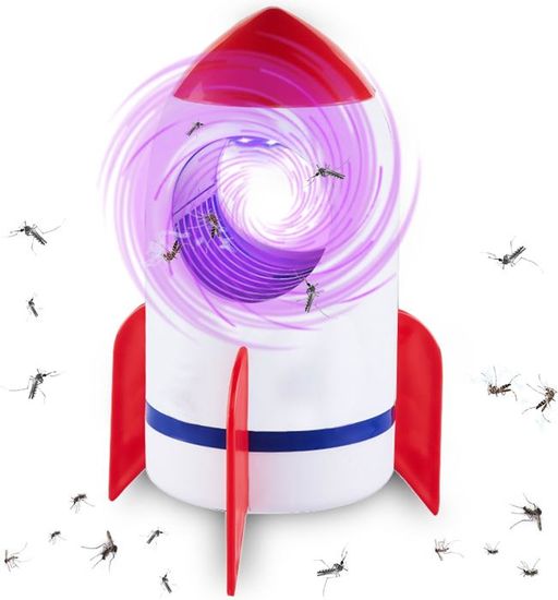 Tapette À Moustiques Électrique Portable Pliante 2 En 1, Lampe Anti-Moustique Domestique À Choc