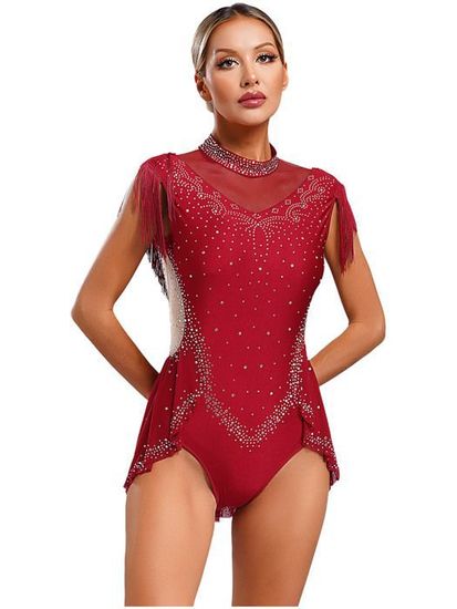 Sxiwei Justaucorps Gymnastique Homme Manches Longues Bodysuit