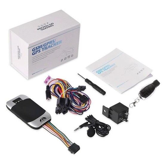 Tracker couleur avec boîte Prazata-Trakur GPS de Voiture, GSM