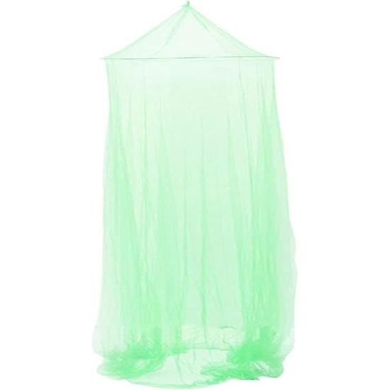 Dvkptbk Baldaquin de Lit Princesse pour Filles, Rideau de Baldaquin de Lit - Double Couche en Maille Transparente Dôme Rideau de Lit - Tente Moustiquaire Princesse Ronde en Dentelle pour Lit Simple