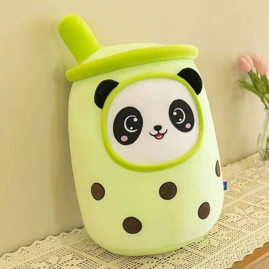 Peluche Bubble Tea - Kawaii, Coussin Doux Thé Au Lait, 35 Cm, Jouet Enfant Fille