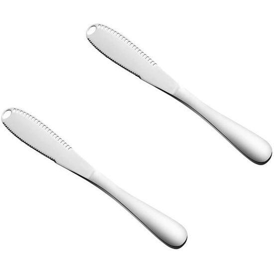 SETTI Tartineur Couteau à Beurre BUGATTI Inox GRIS