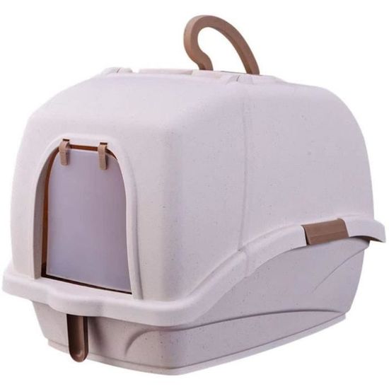 Maison De Toilette Pour Chat Bac A Litiere Autonettoyante Original Pour Chat Avec Neutralisation Des Odeurs Litiere Tres Abs 917 Cdiscount