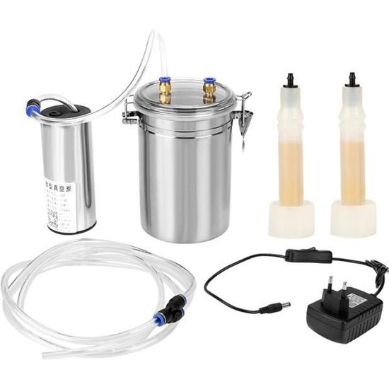 Gistuch Machine à Traire électrique 2L, Portable, En Acier Inoxydable Pour Moutons 110 240v 85727968
