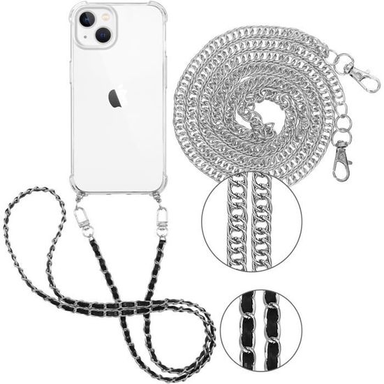 FIFTHAVE iPhone 14 Coque pour téléphone Portable avec dragonne,Fleurs Douces Papillon Amour Mode Vagues Housse avec Bracelet de Protection pour Fille Claire Paillettes Case Cover,Bleu Papillon