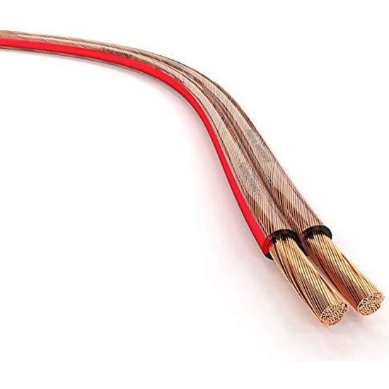 Câble Enceinte Hi-Fi Inakustik 2x4 Mm² 10 M - Cuivre OFC Allemagne
