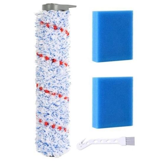 Brosse à Rouleau + Filtre Pour Aspirateur Eureka NEW400 - Lot De 2 - Microfibre Et HEPA - Pièces De Rechange