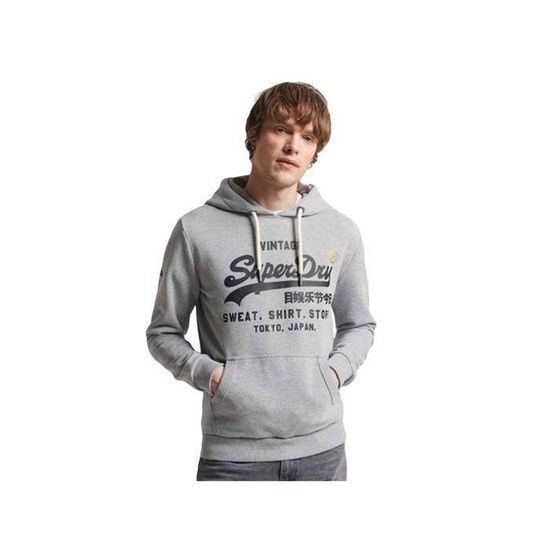 Sweat hot sale superdry gris