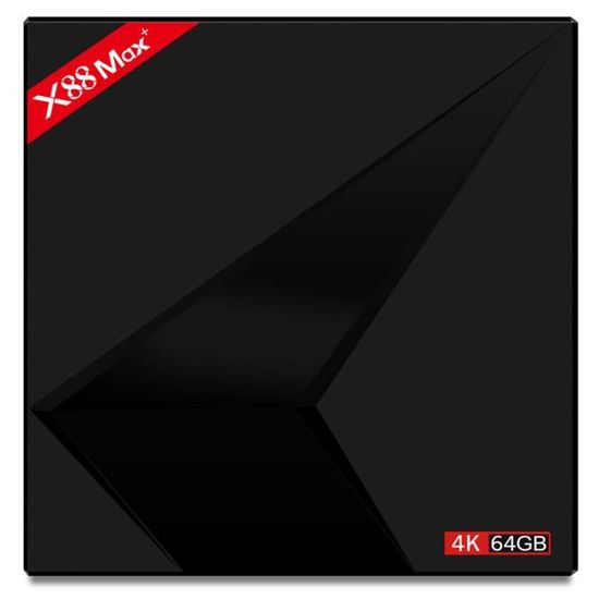 TV Box X88 MAX+ Lecteur Multimédia Android 9.0 RK3328 4GB DDR3L + 64GB ...