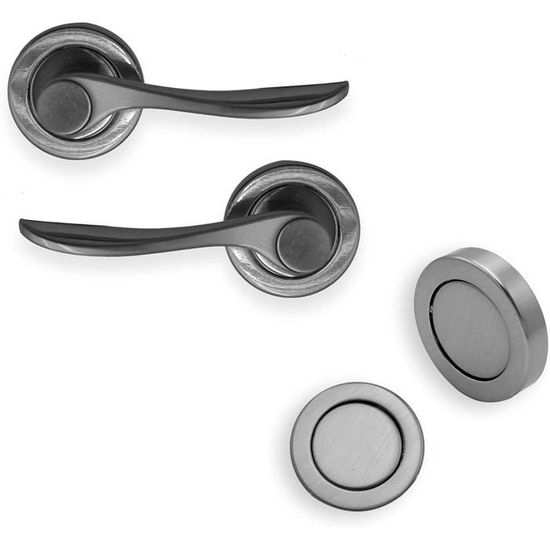 Poignée de Porte - STORE & MENUISERIE 2.0 - Argent - Design Classique ...