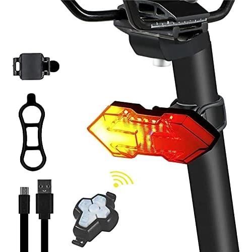 Feu Arrière LED Pour Vélo LY-6700 Avec Clignotants Et Télécommande - USB - Neuf