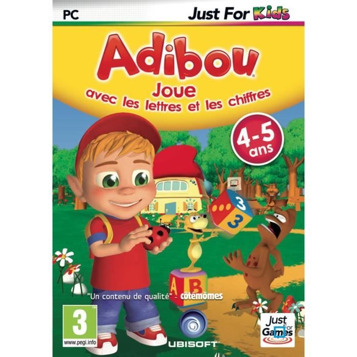 Just For Games Adibou Joue Avec Les Chiffres Et Lettres Jeu PC