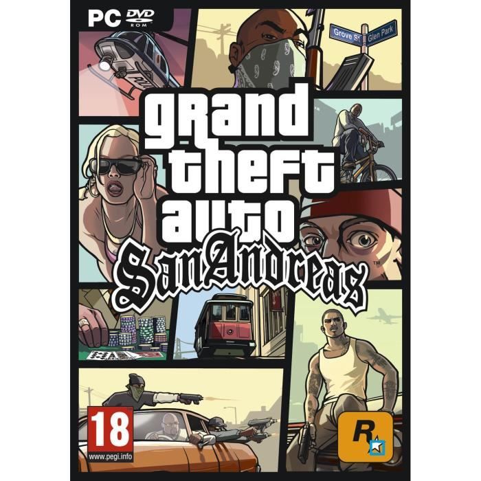 GTA SAN ANDREAS / JEU PC DVD-ROM