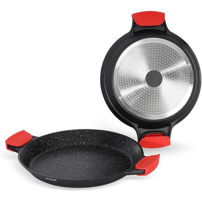INTIGNIS Induction antiadhésive Professionnelle pour poêle à Paella (32 cm)