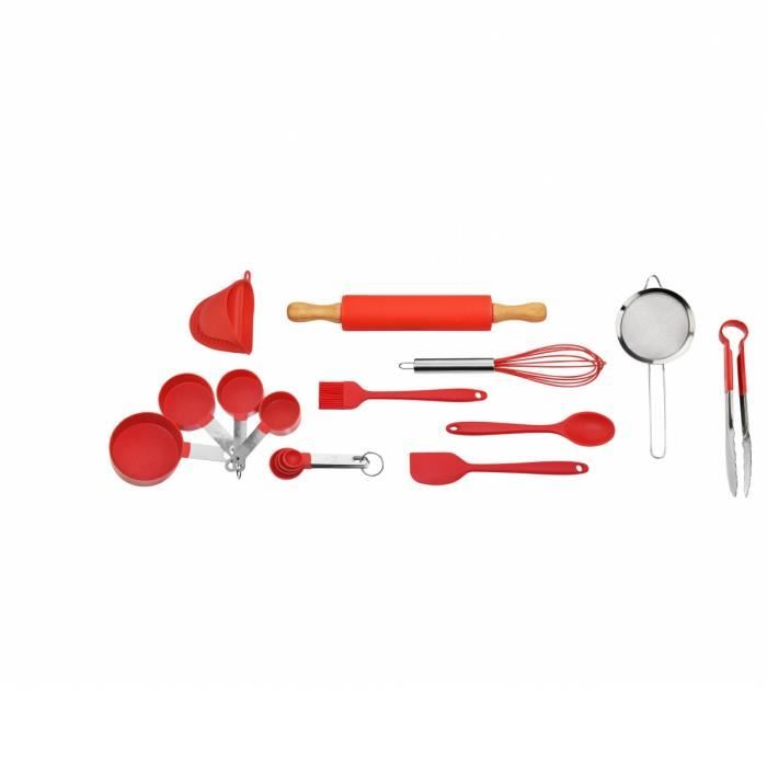 Kit de 16 ustensiles de pâtisserie et cuisine divers et multifonctions