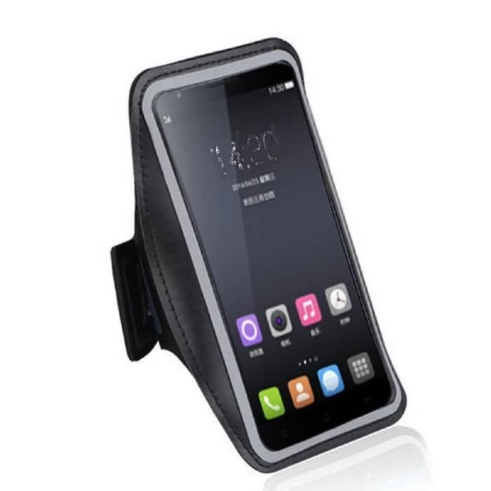 Armband Housse Néoprène étanche Réglable Brassard de Neoprene Sport Gym pour Samsung Galaxy A12 (2020) > Noir