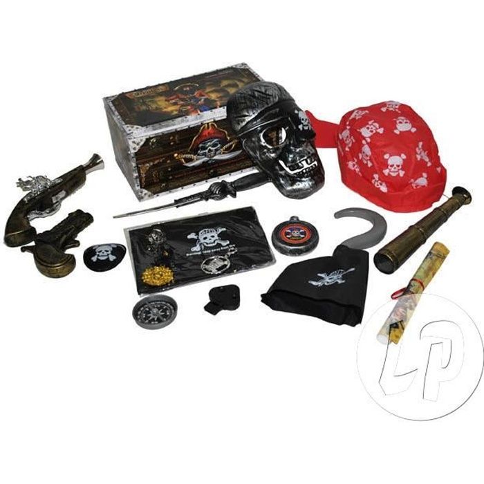 coffret accessoires de pirate pour enfant
