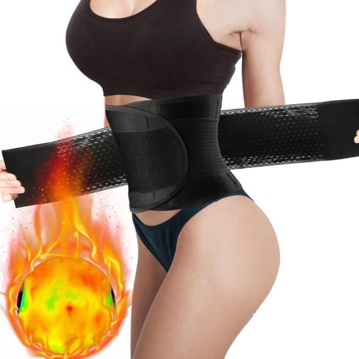 CEINTURE ABDOMINALE WOSTOO Femme Ceintures de Sudation Serre Taille Corset Sculptant Reacuteglable Ceinture Minceur Preacuteveni74