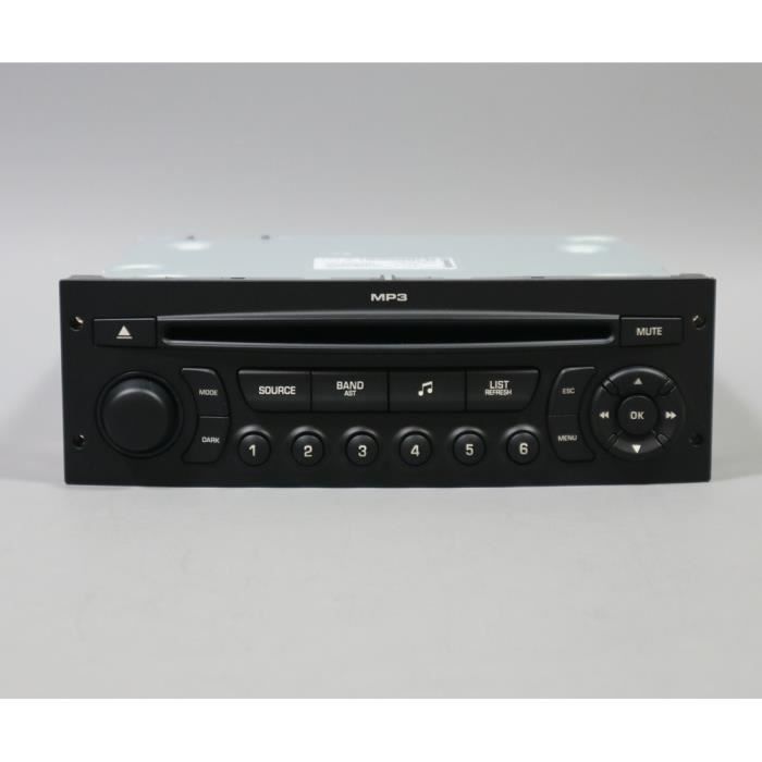 Lecteur RD45, Support de musique, Bluetooth, téléphone, lecture USB aux, pour Peugeot 207 206 307 308 807, c