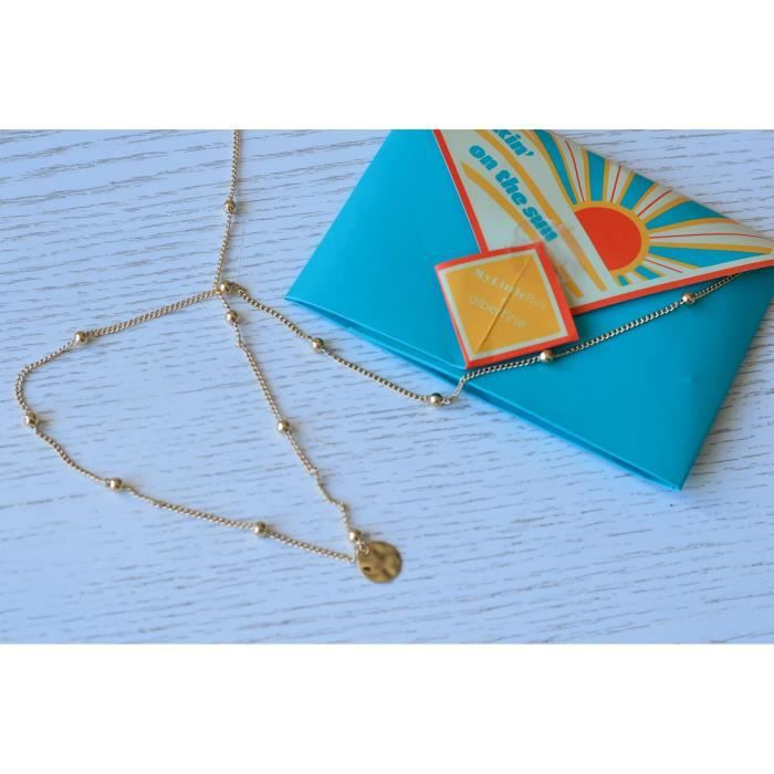 MY LITTLE BOX - Collier Doré Albertine / Chaîne De Lunettes De Soleil