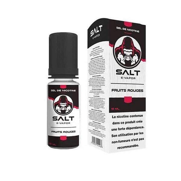 SELS DE NICOTINE - Le French LIQUIDE - 10x Fruits rouges 10ML - (10ml - 20mg)