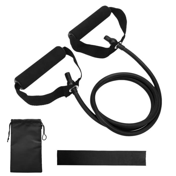 Bandes de tube de tonification de résistance Bande d'exercice élastique d'entraînement physique avec ancrage de porte et sac de -87