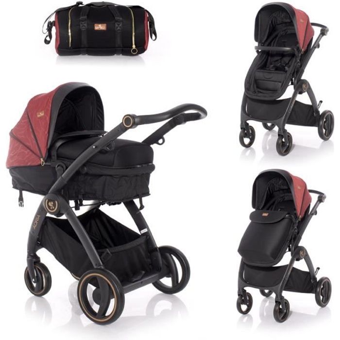 poussette lorelli rose