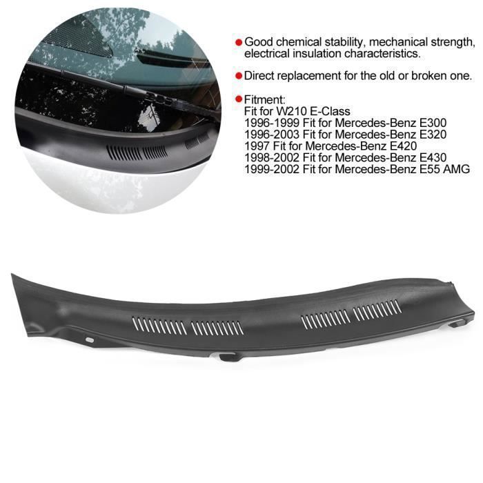 GOL-Lv.life☀Couvercle De Déflecteur D'Écran De Capot D'Essuie-Glace Pour Mercedes-Benz Classe E E300 E320 E420 E55 Amg(Droite )☀