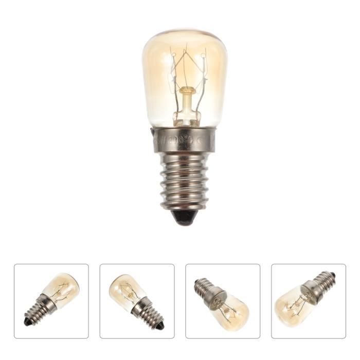 3 pièces E14 lampe de four 25 W résistant à la chaleur micro-ondes halogène ampoule appareil lumière