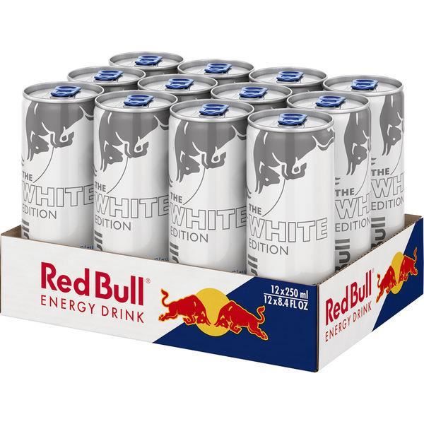Red Bull Energy The White Edition noix de coco Myrtille 0,25l (Pack de 12)