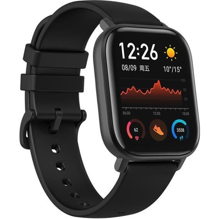 Montre Intelligente Amazfit GTS SmartWatch 1,65''connectée Etanche 5ATM 12 modes de sport 14 jours d'autonomie version global