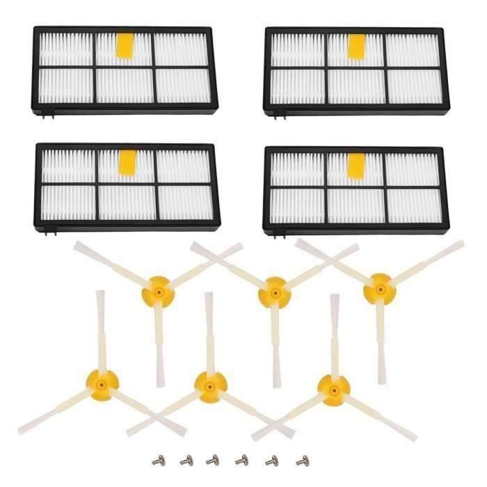 JF28001-Remplacement Roomba Série 800 Accessoires Brosses Filtres pour IRobot Roomba 800 805 860 861 870 871 880 885 890 900 960 9