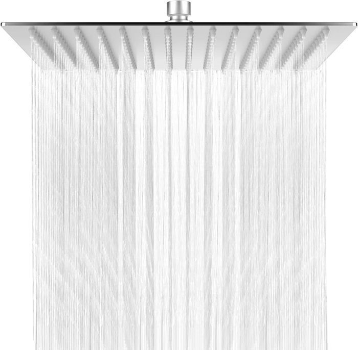 Pommeau De Douche, Pommeau De Douche À Effet Pluie Carré À Filetage G1