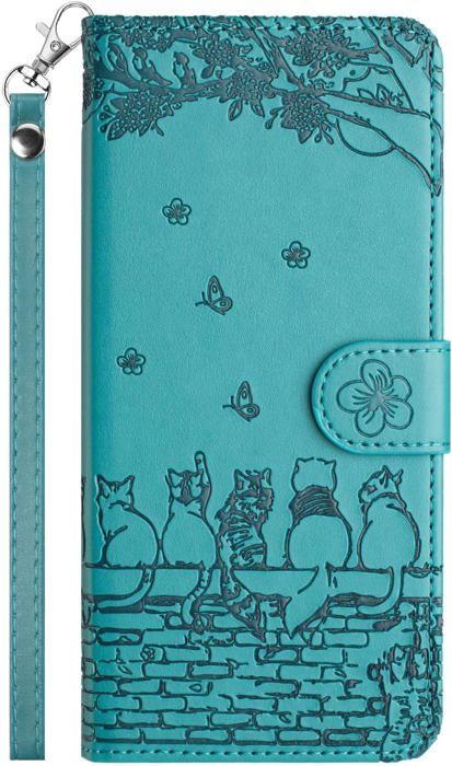 Étui En Cuir Pour Huawei Honor 8A JAT-L41/8C Avec Motif Papillon 3D En Relief Et Rabat Magnétique Acheter à Prix Bas - Livraison Gratuite, Avis Réels Avec Des Photos