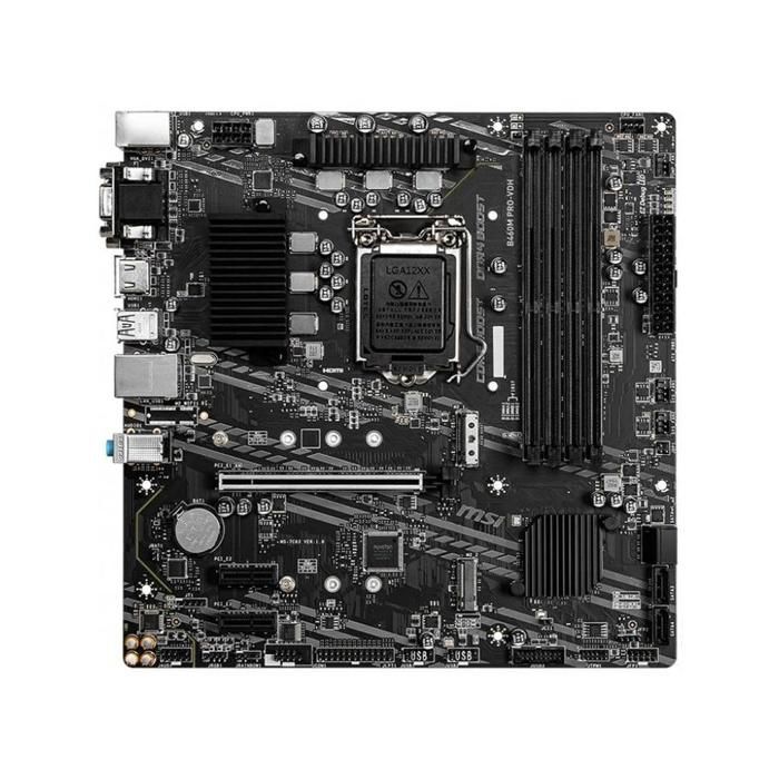 Carte mère MSI B460M PRO-VDH Intel B460 LGA 1200 4xDDR4 SDRAM 128 Go Micro ATX - Msi