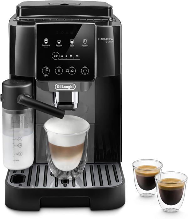 Machine à Café Grain De'Longhi Magnifica Start | Automatique Avec LatteCrema - 1450W Noir