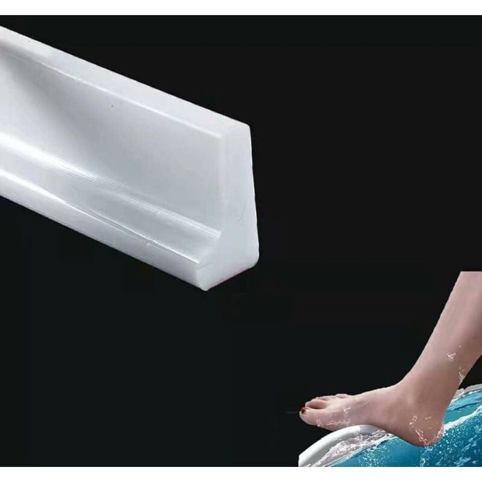 Barrière deau en silicone pour seuil de douche de 2 m/78 pouces barrière deau pour sol de pièce humide barrage deau de