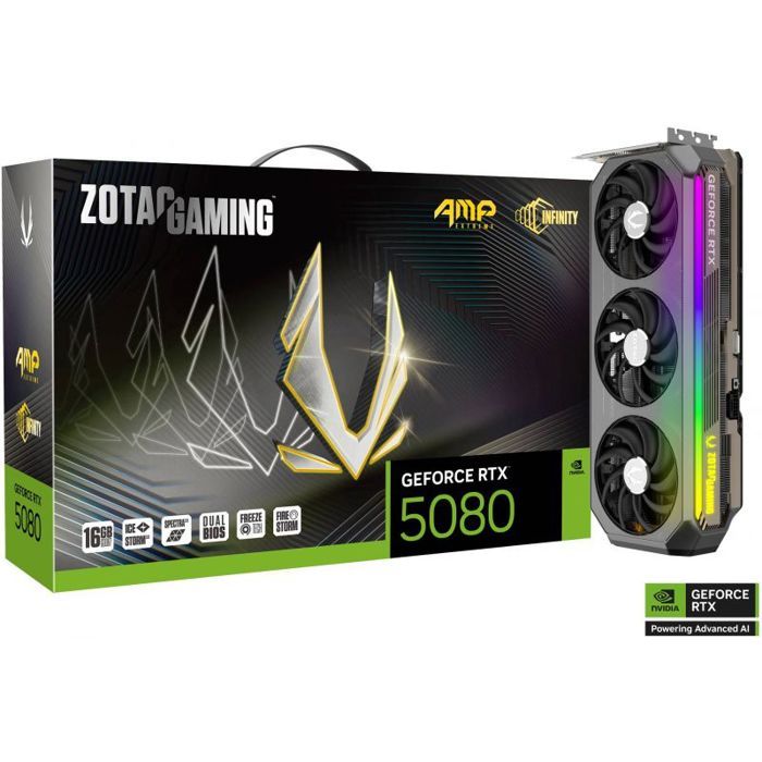 Carte Graphique Zotac GAMING GeForce RTX 5080 AMP EXTREME INFINITY – 16 Go GDDR7, PCIe 5.0 - vue 7