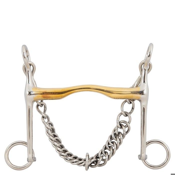 Ancien Mors De Conduite Cheval - Snaffle, Harnais Bride, Français, Référence 11142